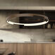 Anello Minor LED 32 inch Walnut Pendant Ceiling Light